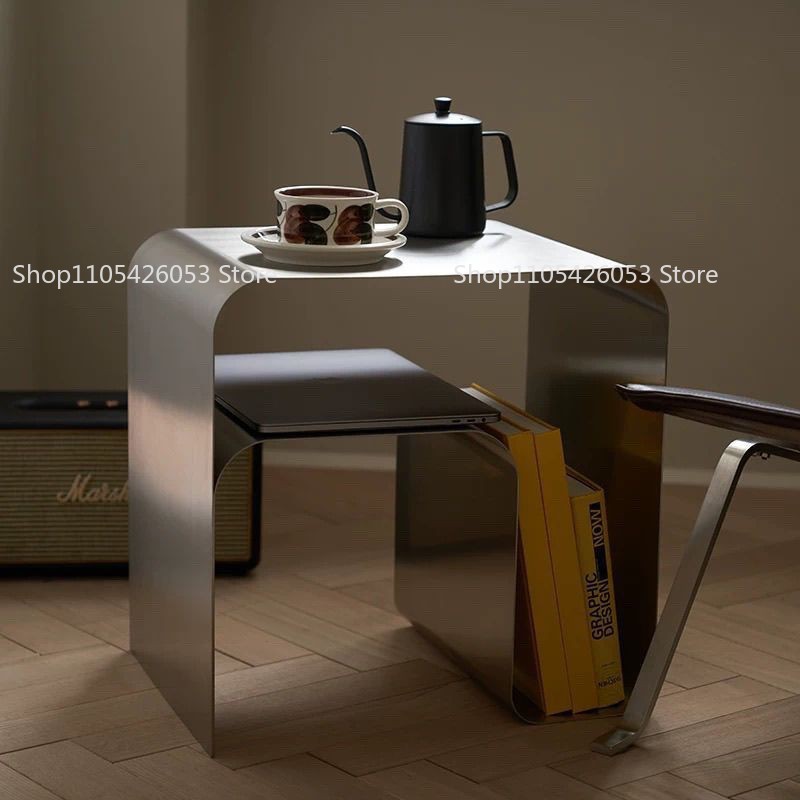 Home Bar Shelf - Средневековый, в стиле Баухаус, из нержавеющей