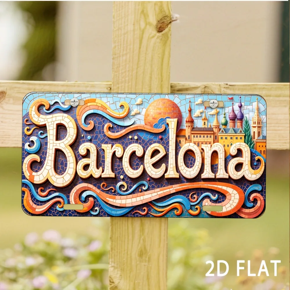 Home Barcelona - 2D-панель, декоративный знак Барселоны – прочный,