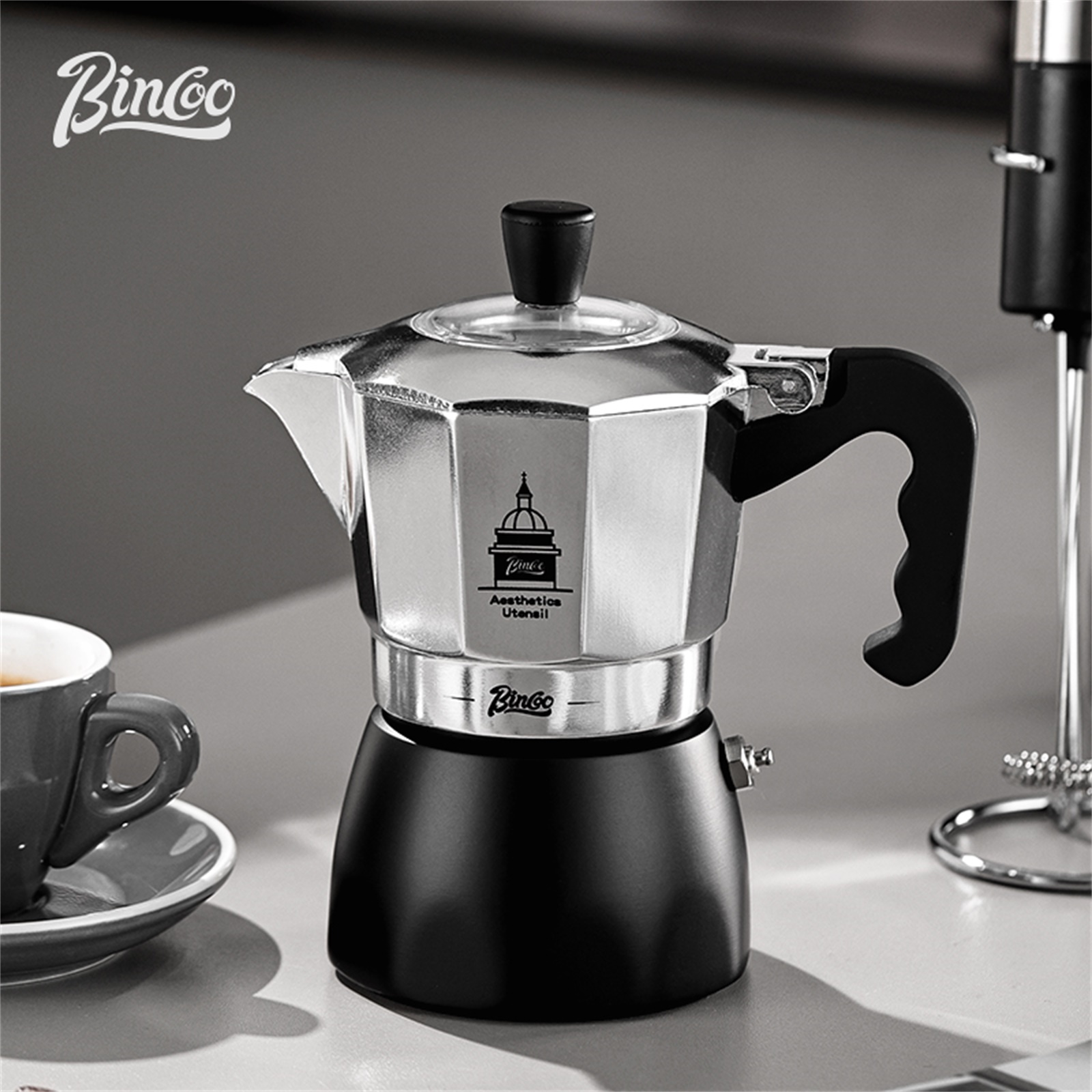Мока-горшок BINCOO с двойным к – обзор и цена Home Barista