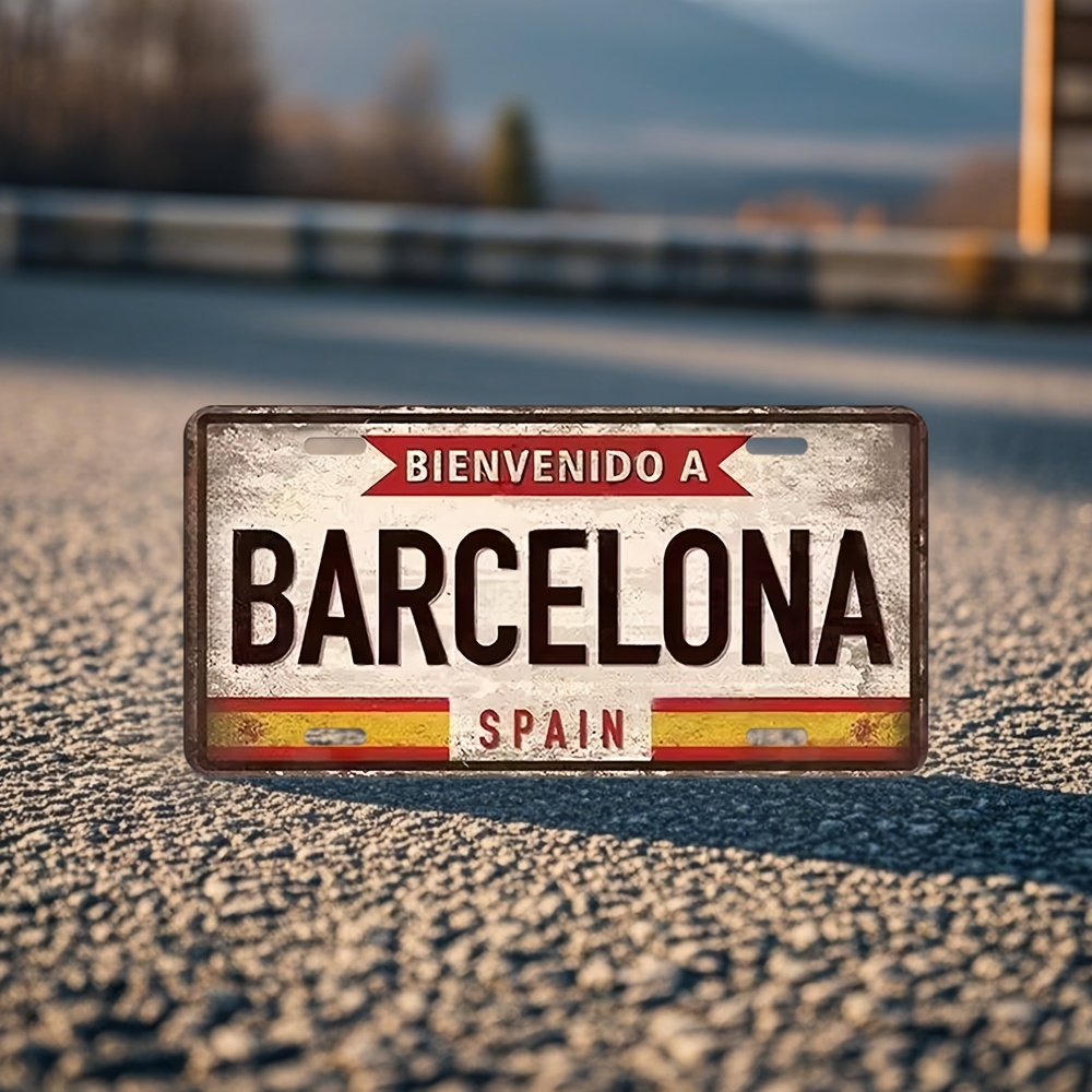 Винтажная металлическая таблич – обзор и цена Home Barcelona