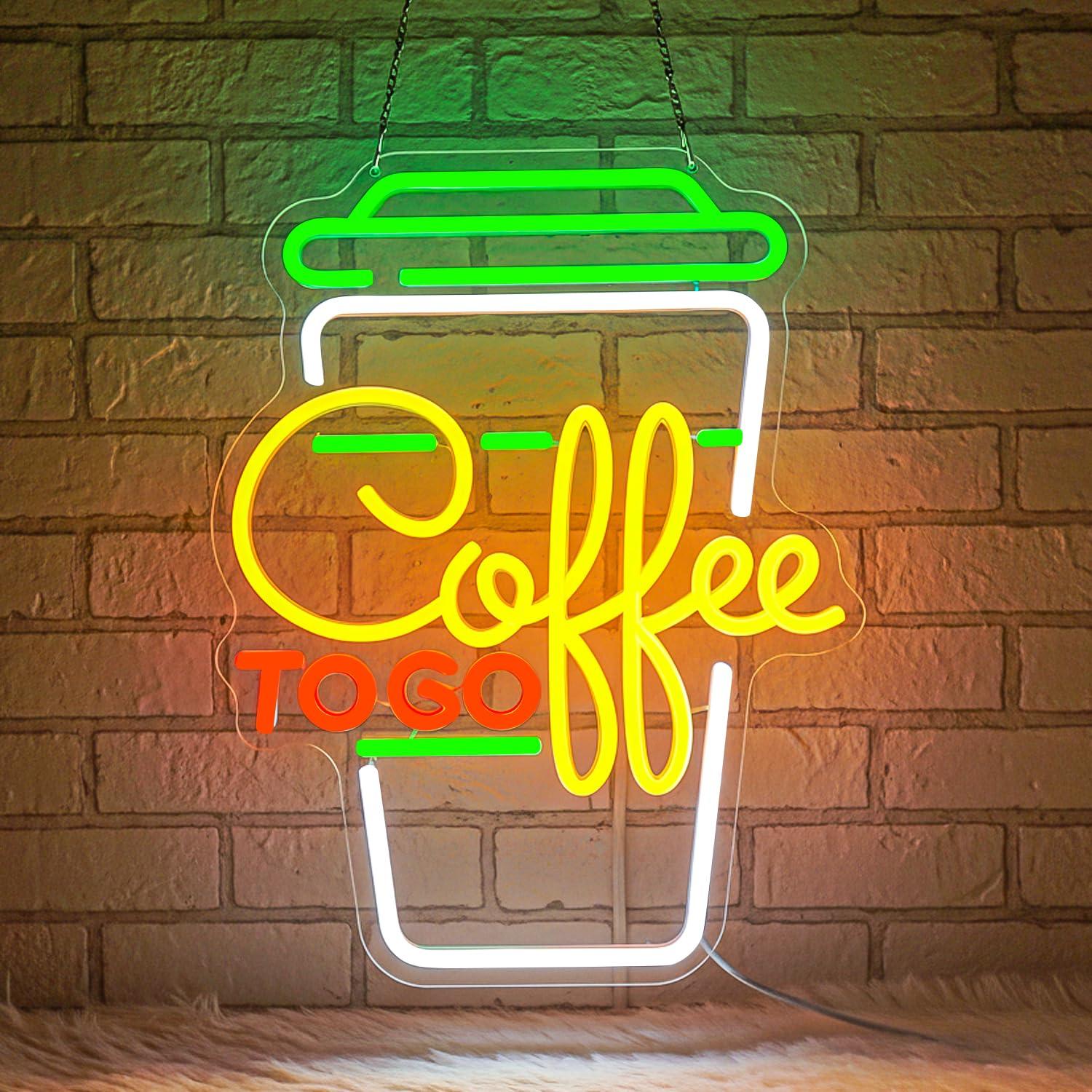 Неоновая вывеска «Кофе» с USB- – обзор и цена Home Bar And Coffee