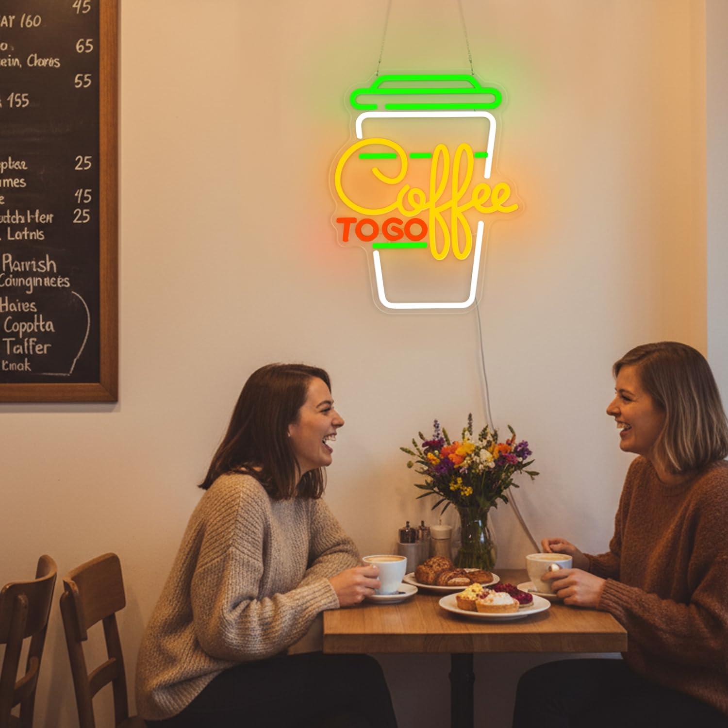 Неоновая вывеска «Кофе» с USB- – обзор и цена Home Bar And Coffee
