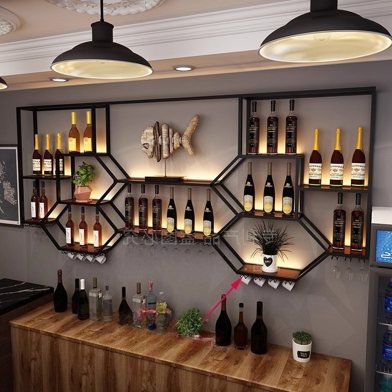 Металлические полки, винный шк – обзор и цена Home Bar Shelf